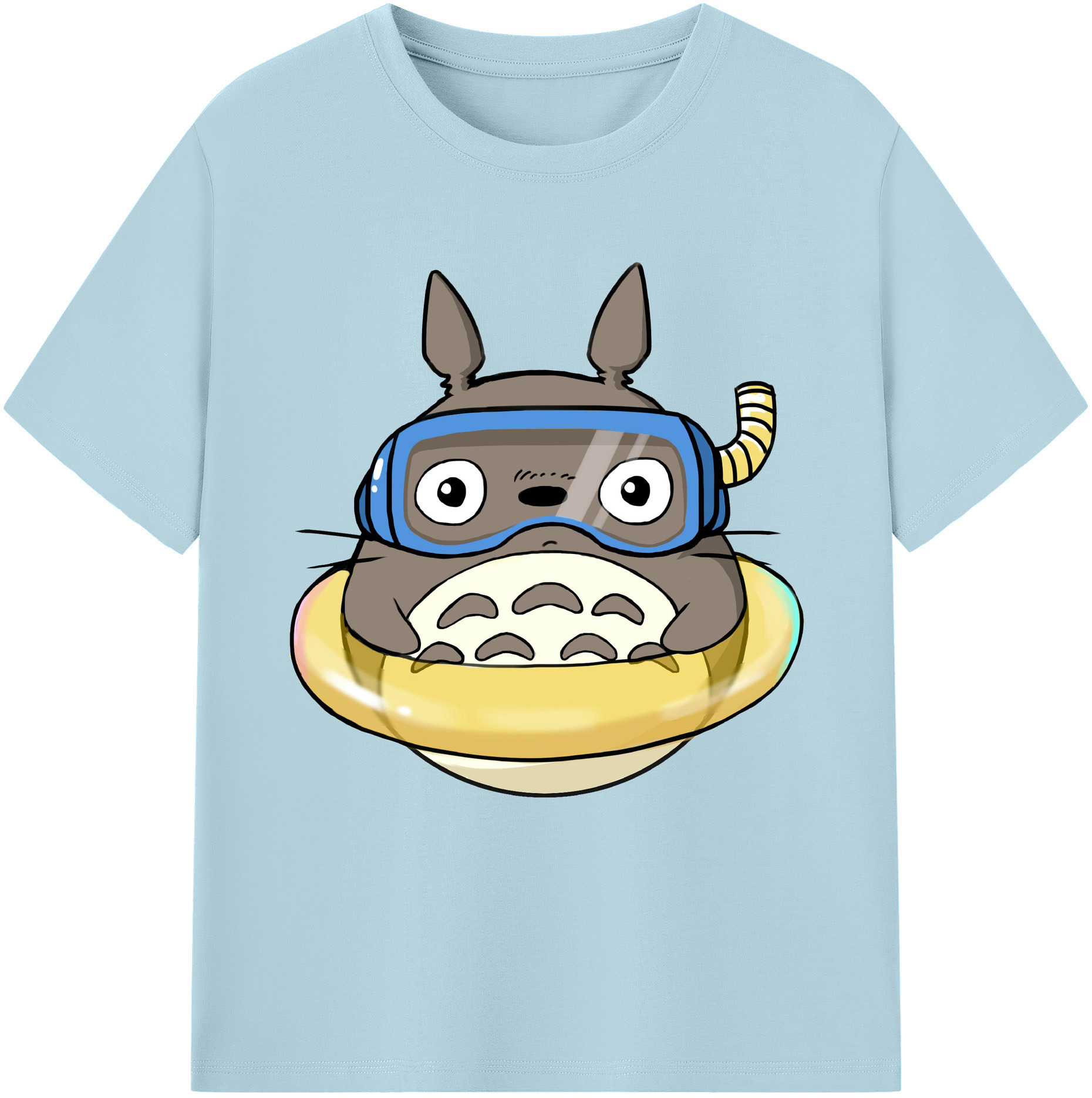 （画像用） となりのトトロ 草壁メイ 草壁サツキ My Neighbor Totoro Satsuki Kusakabe Mei Kusakabe 綿100％半袖Tシャツ（フロントプリント）